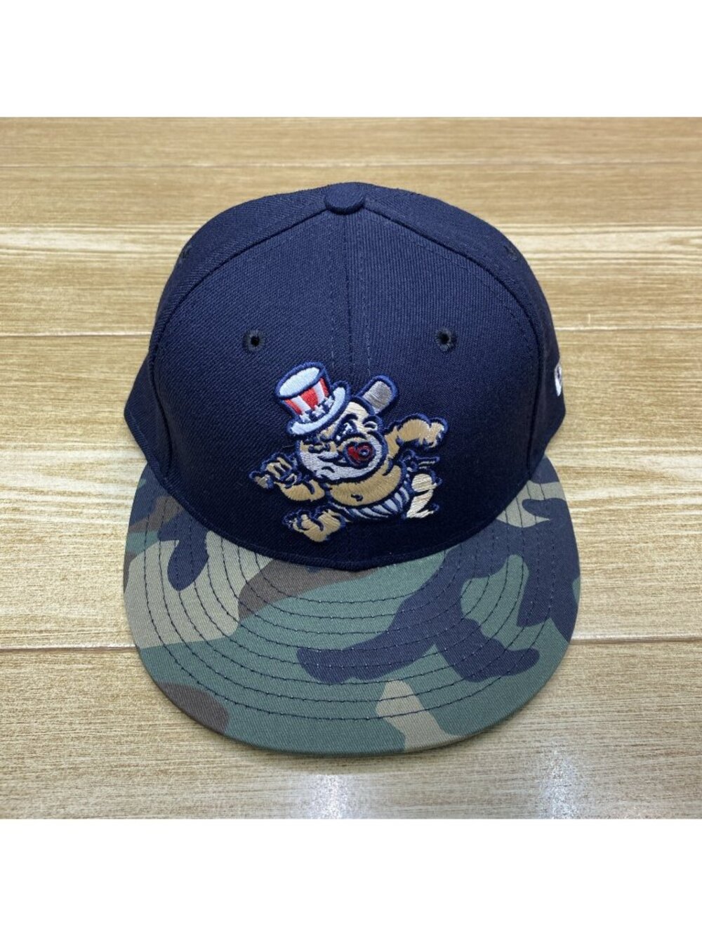 Scranton Wike Barre Baseball Hat Camo MiLB Minor Leagues Cat Embroidered 7 1/4